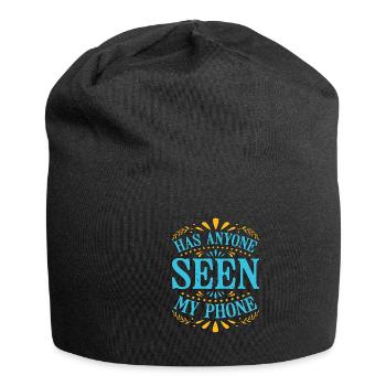 Has Anyone Seen My Phone 14 - Jersey-Beanie - Schwarz - Vorne