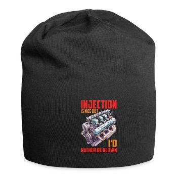 Injection Is Nice But I'd Rather Be Blown 16 - Jersey Beanie - black - Front