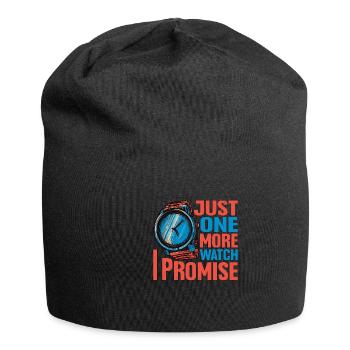 Just One More Watch I Promise - Jersey-Beanie - Schwarz - Vorne
