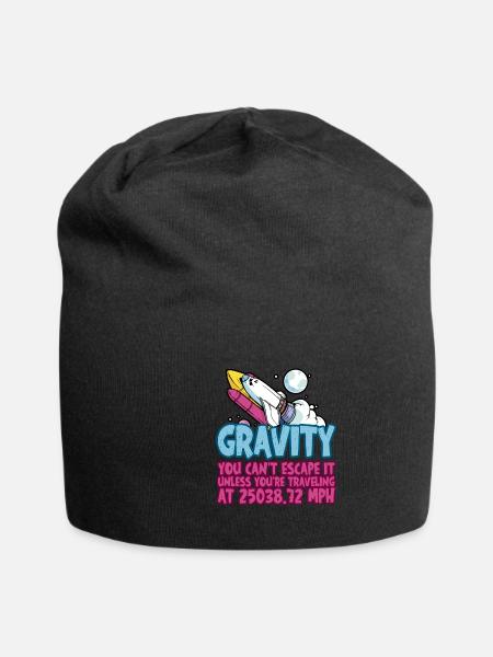 Gravity, You Can't Escape It 4 - Jersey-Beanie - Schwarz