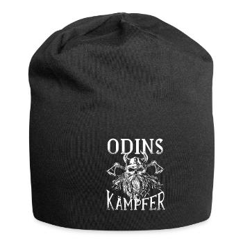 Wikinger Odin Kämpfer Keltisch Götter - Jersey-Beanie - Schwarz - Vorne