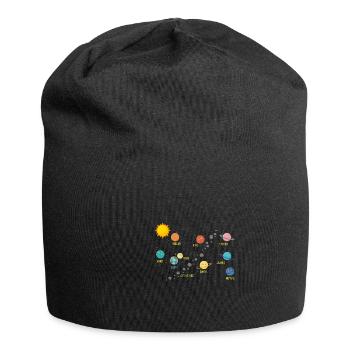 Astronomie spatiale des planètes du système solaire - Bonnet en jersey - noir - Devant