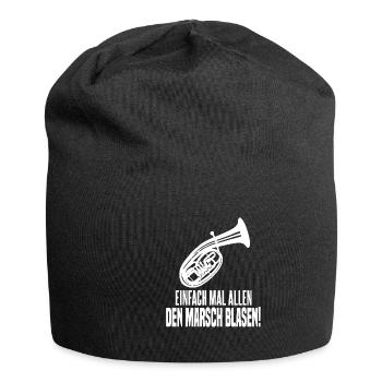 Tenorhorn Blasmusik Bariton Orchester - Jersey-Beanie - Schwarz - Vorne