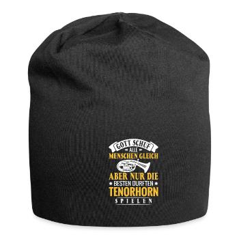 Tenorhorn Blasmusik Blasmusik Bügelhörner - Jersey-Beanie - Schwarz - Vorne