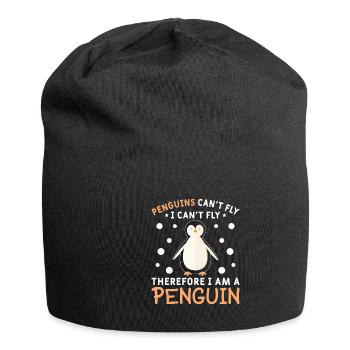 Penguin Penguin Penguin Penguin Lovers - Jersey Beanie - black - Front