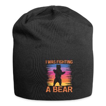 Ours Ours Brun Ours Polaire Ours - Bonnet en jersey - noir - Devant