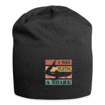 Great White Shark Hammer Shark - Jersey Beanie - black - Front