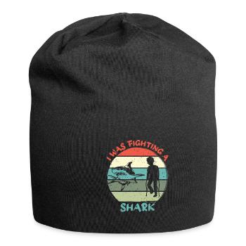 Great White Shark Hammer Shark - Jersey Beanie - black - Front