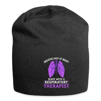 Respiratory therapists Respiratory therapist Occupational therapists - Jersey Beanie - black - Front