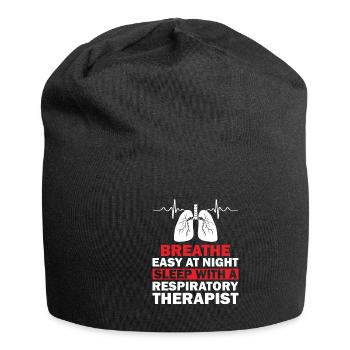 Respiratory therapists Respiratory therapist Occupational therapists - Jersey Beanie - black - Front