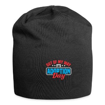 Adopts Adopts Foster Father Foster Mother - Jersey Beanie - black - Front