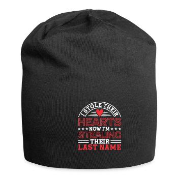 Adopts Adopts Foster Father Foster Mother - Jersey Beanie - black - Front
