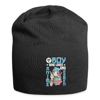 Ramen Anime Japan Noodles Japanese Food - Jersey Beanie - black - Front