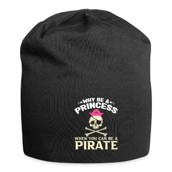 Corsaire de partie de crâne de pirate enfants - Bonnet en jersey - noir - Devant