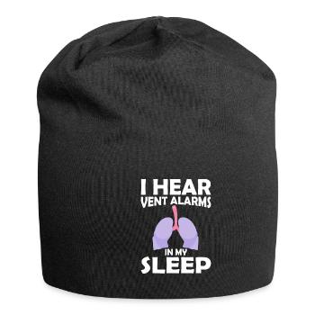 Respiratory therapists Respiratory therapist Occupational therapists - Jersey Beanie - black - Front