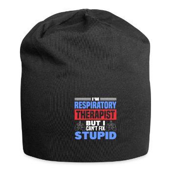 Respiratory therapists Respiratory therapist Occupational therapists - Jersey Beanie - black - Front