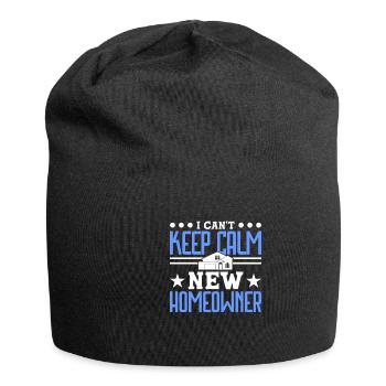 Queen bought homeowner homeowner - Jersey Beanie - black - Front