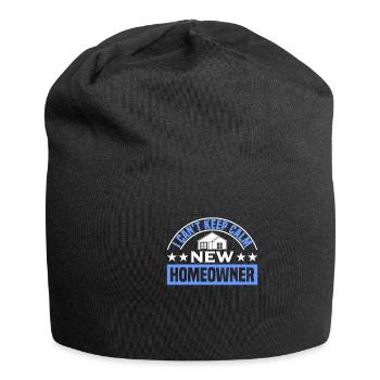 Queen bought homeowner homeowner - Jersey Beanie - black - Front