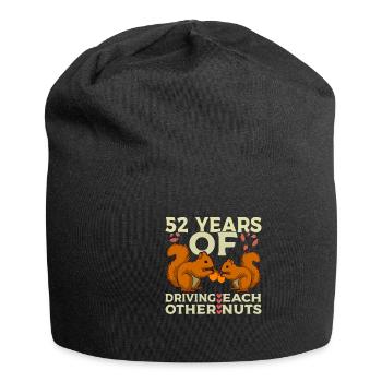 50e mariage 50 ans mariés se marier - Bonnet en jersey - noir - Devant