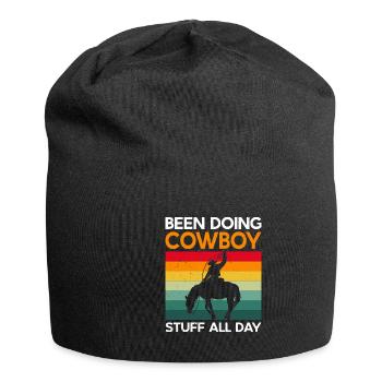 Des trucs de cow-boy fabriqués par Farm Rancher - Bonnet en jersey - noir - Devant