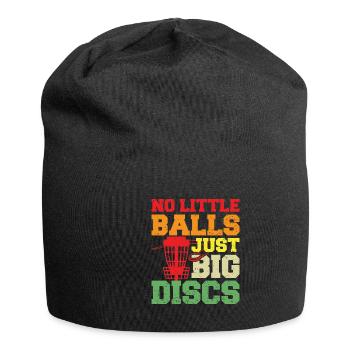 Disc Golf Frisbee Golf pour hommes et femmes - Bonnet en jersey - noir - Devant