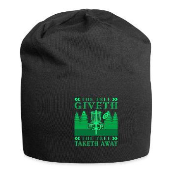 Disc Golf Frisbee Golf pour hommes et femmes - Bonnet en jersey - noir - Devant