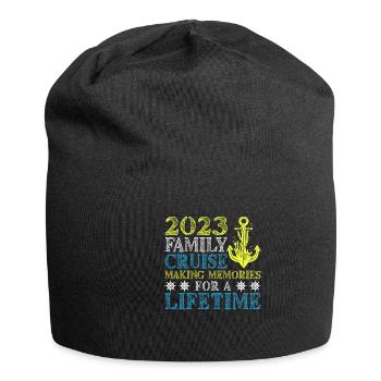 Coole Kreuzfahrt Kreuzfahrtschiff Familienurlaub - Jersey-Beanie - Schwarz - Vorne