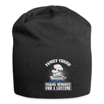 Coole Kreuzfahrt Kreuzfahrtschiff Familienurlaub - Jersey-Beanie - Schwarz - Vorne