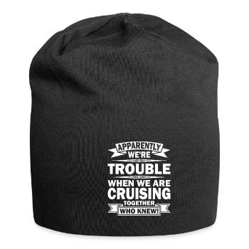 Coole Kreuzfahrt Kreuzfahrtschiff Familienurlaub - Jersey-Beanie - Schwarz - Vorne