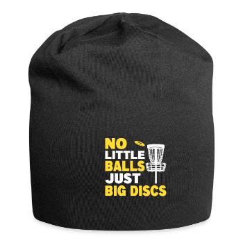 Disc Golf Frisbee Golf pour hommes et femmes - Bonnet en jersey - noir - Devant
