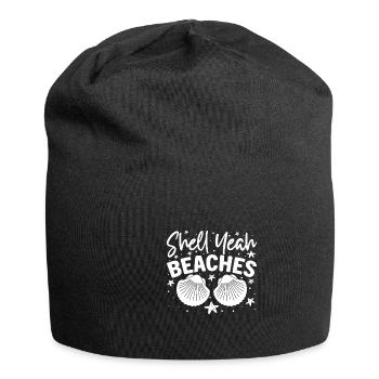 Shell Sea Turtle Lovers Plages - Bonnet en jersey - noir - Devant