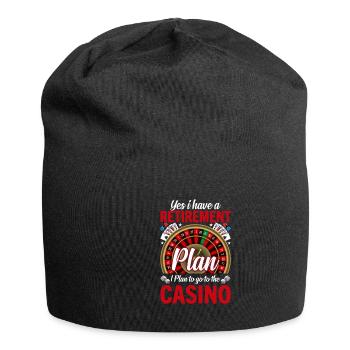 Jeu de cartes Joueur de cartes Poker - Bonnet en jersey - noir - Devant
