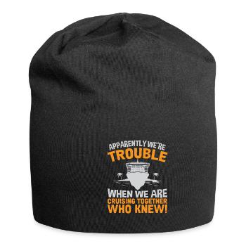 Sie Müssen Nicht Verrückt Sein Kreuzfahrtschiff - Jersey-Beanie - Schwarz - Vorne