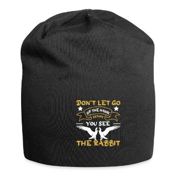 Falconer Falconry Falcon Ornithology Falcon - Jersey-Beanie - Schwarz - Vorne