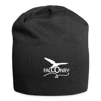 Falconer Falconry Falcon Ornithology Falcon - Jersey-Beanie - Schwarz - Vorne