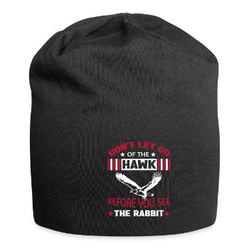 Falconer Falconry Falcon Ornithology Falcon - Jersey-Beanie - Schwarz - Vorne