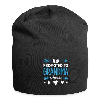 Mamie 2023 Annonce Grossesse Grand-mère - Bonnet en jersey - noir - Devant