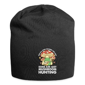 Morel Mushroom Hunting Nicht Alle Wanderer - Jersey-Beanie - Schwarz - Vorne