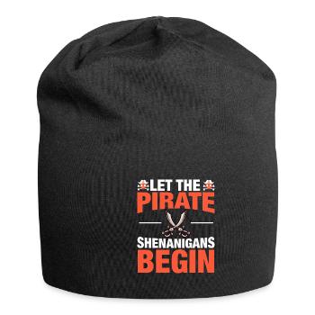 Piraten - Spielereien Crossbones Freebooter - Jersey-Beanie - Schwarz - Vorne