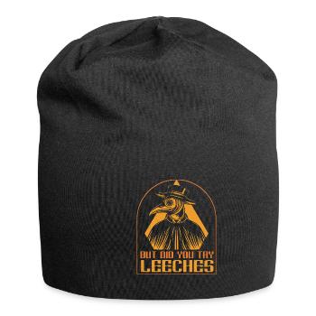 Plague Doctor Medieval Doctor Doctor Doctor - Jersey Beanie - black - Front