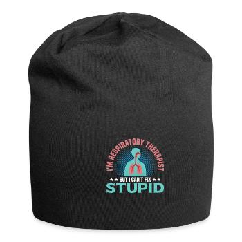 Respiratory Therapists Respiratory Therapist Occupational Therapists - Jersey Beanie - black - Front