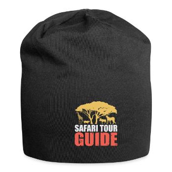 Safari Faune Afrique Le Big 5 Zoologie - Bonnet en jersey - noir - Devant