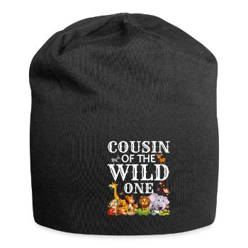 Safari Faune Afrique Le Big 5 Zoologie - Bonnet en jersey - noir - Devant