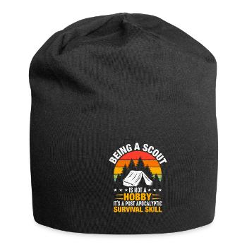 Ein Scout Zu Sein Ist Kein Hobby -Scout -Geschenk - Jersey-Beanie - Schwarz - Vorne