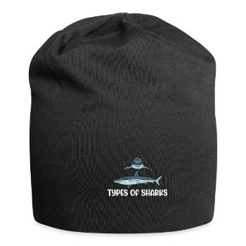 Always be yourself You can be a shark - Jersey Beanie - black - Front