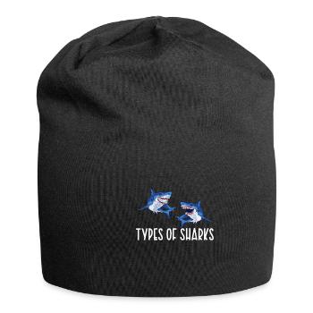 Always be yourself You can be a shark - Jersey Beanie - black - Front