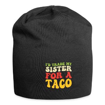 Cinco De May Outfit Taco Mexicain - Bonnet en jersey - noir - Devant