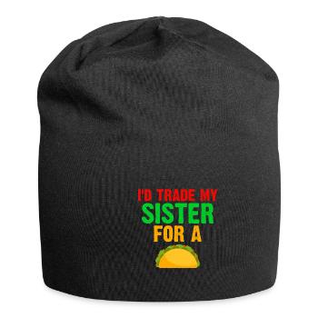 Cinco De May Outfit Taco Mexicain - Bonnet en jersey - noir - Devant
