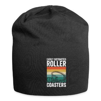 Theme Park Quote for a Theme Park Lover - Jersey Beanie - black - Front