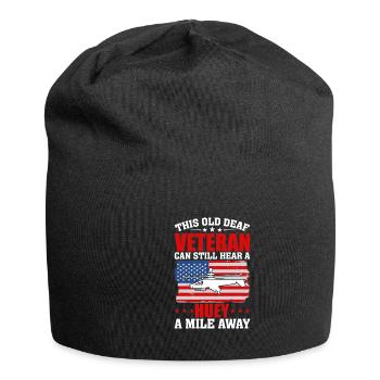 Meile Entfernt Hubschrauber Pilot Vietnam Veteran - Jersey-Beanie - Schwarz - Vorne